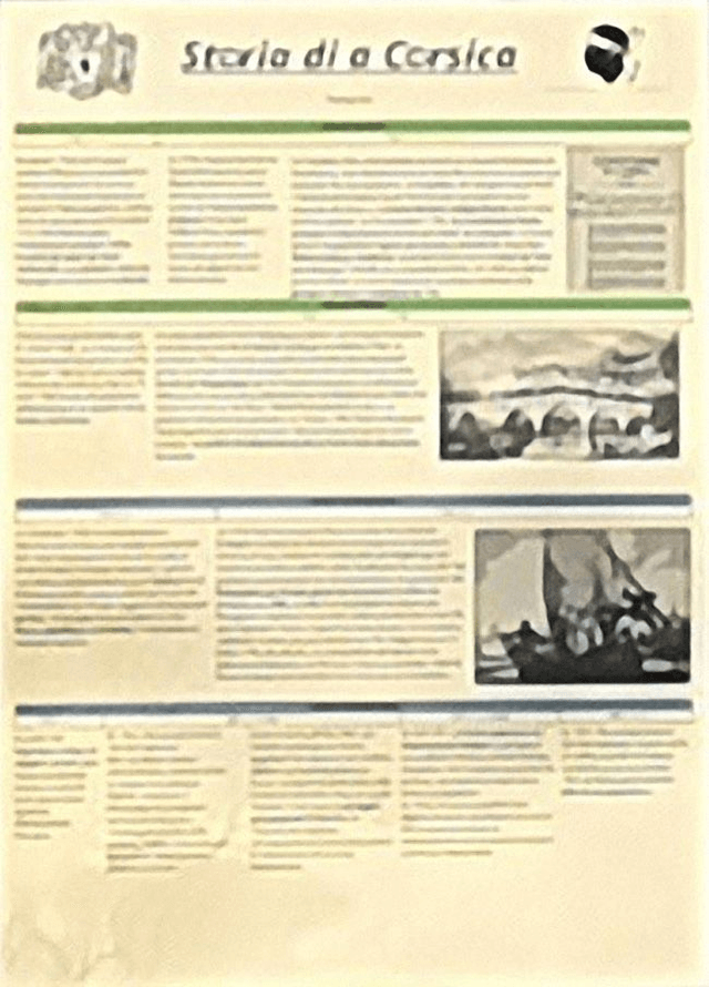Frise triptyque sans cadre. Dimensions : 59.4 x 42 cm.
